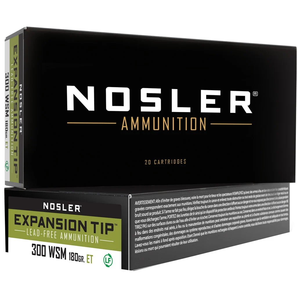 Nosler Expansion Tip SP .300 WSM 180 gr PolyTip ammo