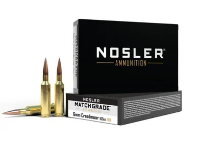 Nosler Match Grade 6MM Creedmoor Ammunition 105 Grain RDF HPBT 20 Rounds NOS60135