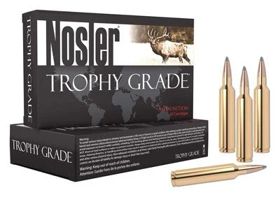 Nosler N60110 Trophy Grade Nosler Spitzer AccuBond Long Range129 Grain .26 Nosler