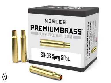 NOSLER PREMIUM BRASS 30-06 SPR 50PK