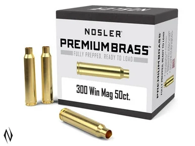 NOSLER PREMIUM BRASS 300 WIN MAG 50PK