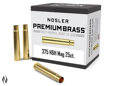 NOSLER PREMIUM BRASS 375 H&H 25PK