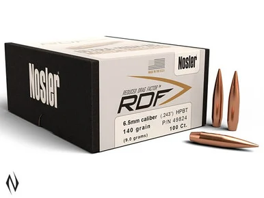 NOSLER RDF 6.5MM 140GR HPBT 100PK