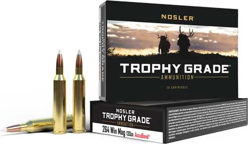 Nosler Trophy Grade .264 Winchester Mag 130 gr PolyTip ammo
