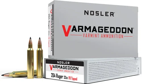 NOSLER VARMAGEDDON 204 RUGER 32GR FBT 20RD