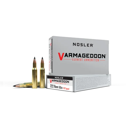 NOSLER VARMAGEDDON 222 REM 50GR FBT 20RD