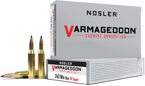 NOSLER VARMAGEDDON 243 WIN 55GR FBT 20RD