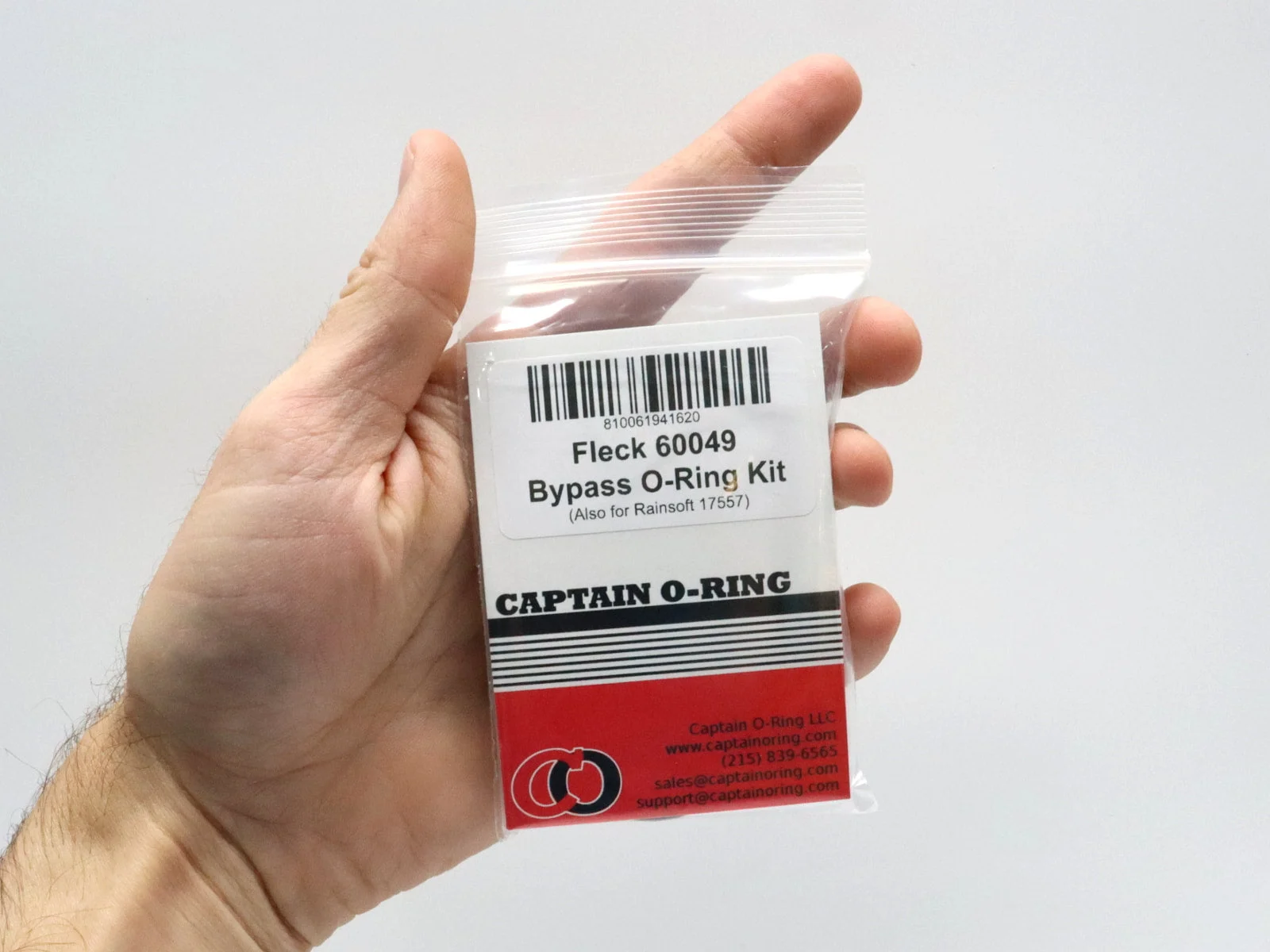 O-Ring Kit for Fleck 60049, Rainsoft 17557 Bypass Valve (13305, 7170288, 17990/18661)