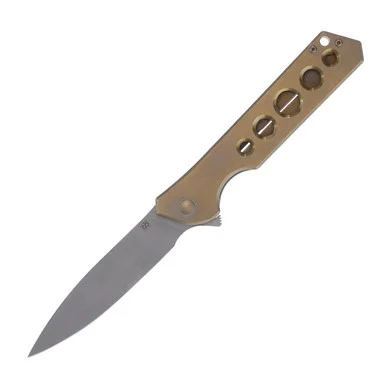 Olamic Rainmaker 230-D Folding Knife Stonewash/Kinetic Desert RFL230D