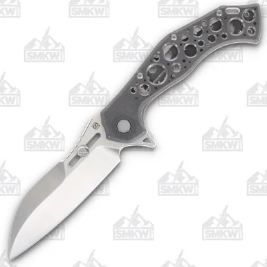 Olamic Soloist Scout Ti Stonewash Acid Rain 4.12in Satin Blade 195-S