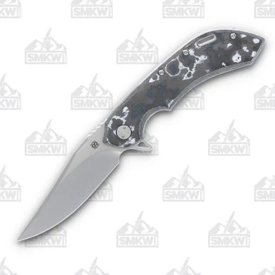 Olamic Wayfarer 247 Folding Knife T-078BWhite Storm FatCarbon/Frosty T078B