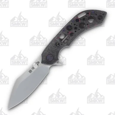 Olamic Wayfarer 247 T-058C Purple Dark Matter FatCarbon/Matte Purple with Acid Rain Cutouts T058C