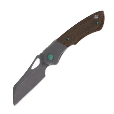 Olamic Whippersnapper BL Folding Knife Green Burlap/Kinetic Mist