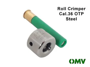 OMV OTP Plastic Hull Roll Crimper, Round Edge (Steel) .410