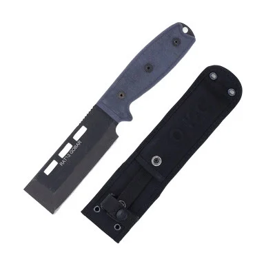 Ontario RAT 3 Gobar 3.5in Chisel Fixed Blade Knife Black OKC8660