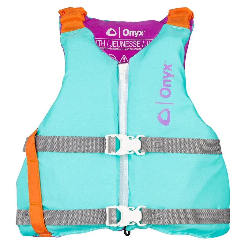 Onyx Youth Universal Paddle Vest – Aqua [121900-505-002-21]