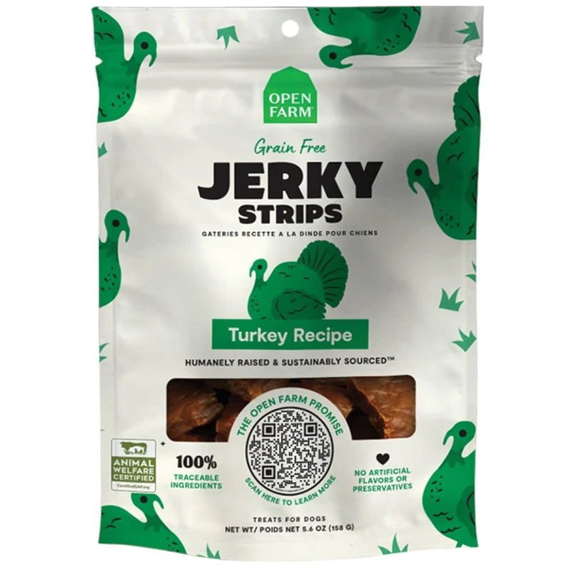 Open Farm Grain-Free Turkey Jerky Strips