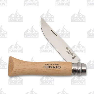 Opinel No.06 Birch Stainless (Clam Pack) OP000404CP