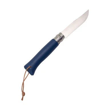Opinel No. 08 Colorama Deep Blue Stainless Steel Folding Knife OP002212
