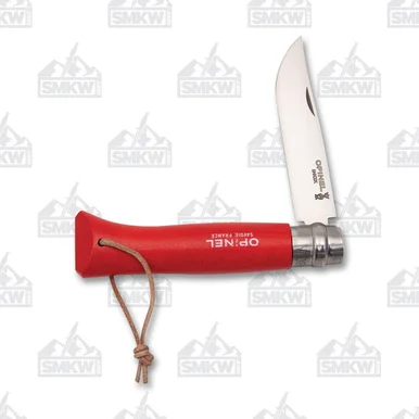 Opinel No. 08 Colorama Red Stainless Steel Folding Knife OP001705