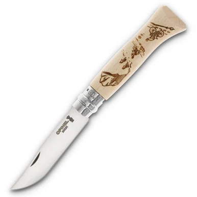 Opinel No. 08 Folding Knife Alpine Biking OP002187