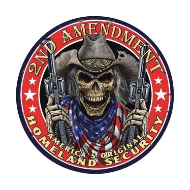 Original Homeland Security Tin Sign