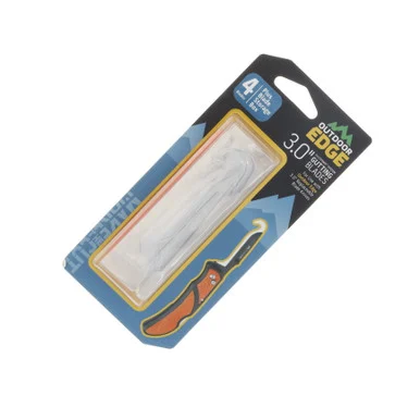 Outdoor Edge 3" Gutting Blade Replacement 4 Pack OERRG304