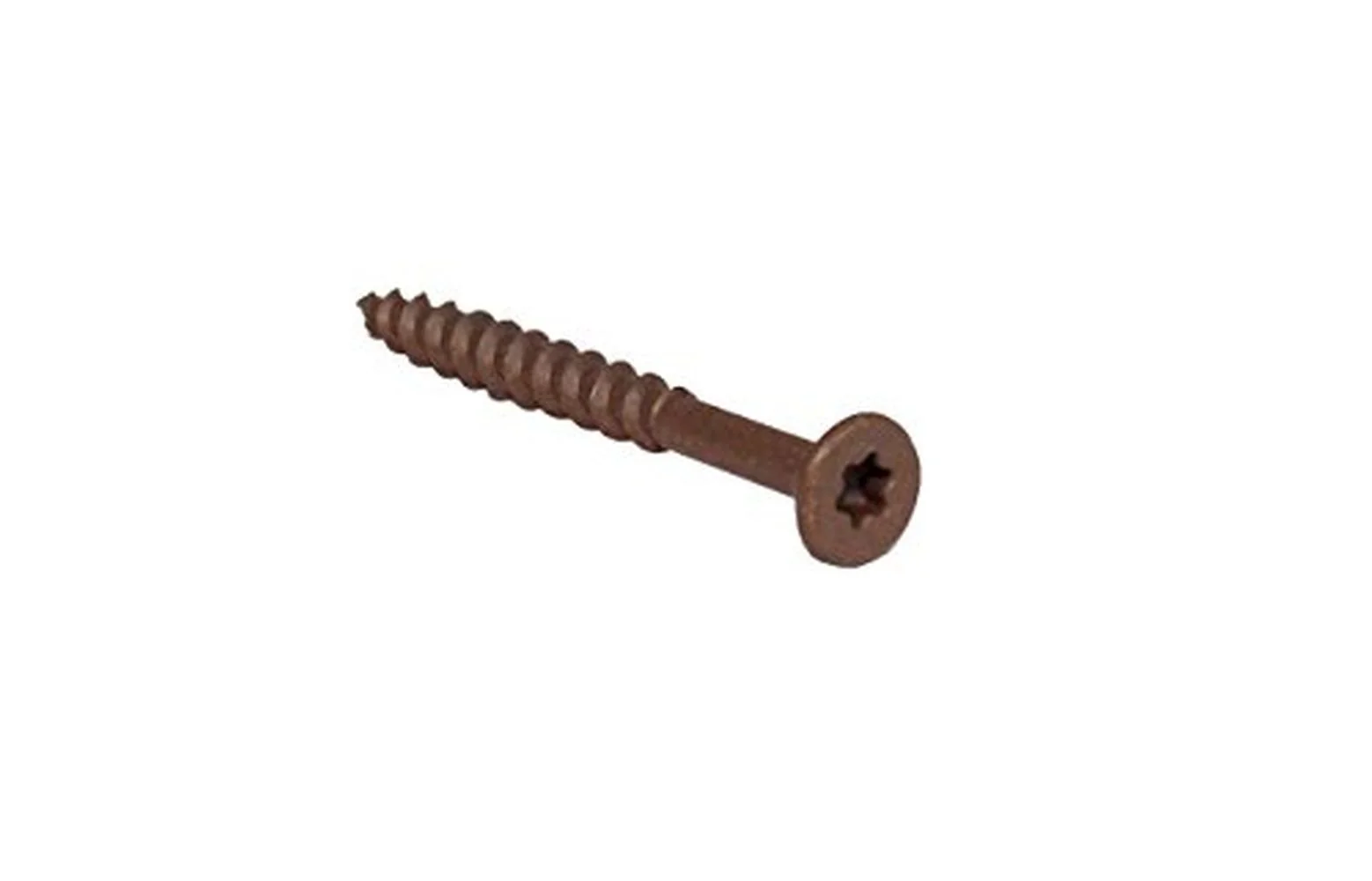 Grip Rite P158STB5 #8×1-5/8 Star Drive Flat Head Brown Steel Construction Screws, 5 lb. Pack/Box