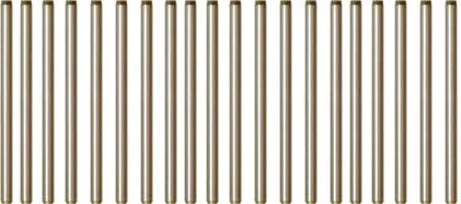 Pack of 20 dowel pins 3/32" x 1-1/4", hardened steel for lug, pipe, guard or trigger pivot pin
