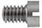 Pan screw, .33" length, .237" head diameter, 8-32 threads