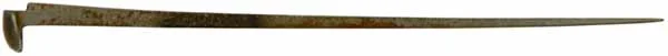 Patchbox Release for sliding wooden patchbox,wax cast steel spring latch lever