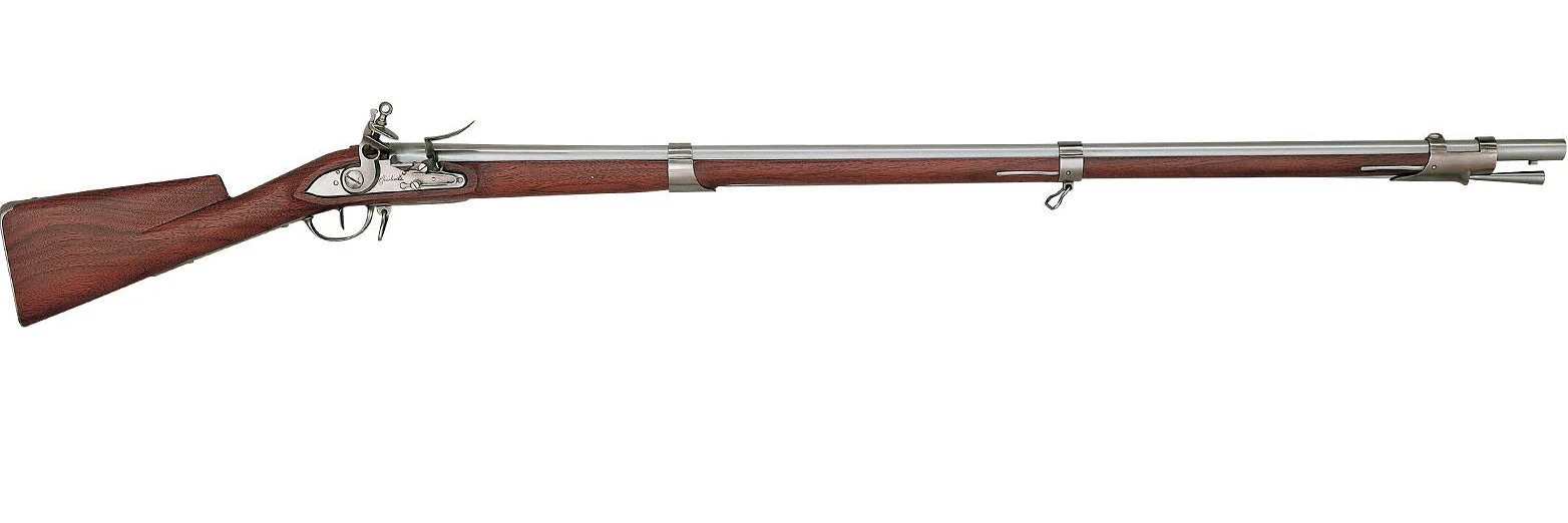 Pedersoli 1766 Charleville Musket Rifle - .69 Cal 44" Blued Barrel w/ Walnut Stock - S.255.175