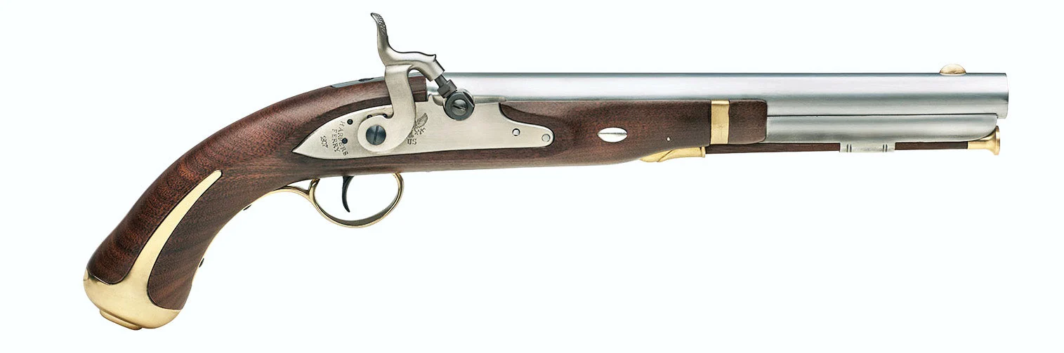 Pedersoli™ Harpers Ferry Percussion Pistol - .54 Cal - S.371.54L