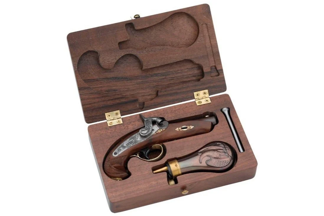 Pedersoli™ Philadelphia Derringer Pistol with Wood Case - C.945.450