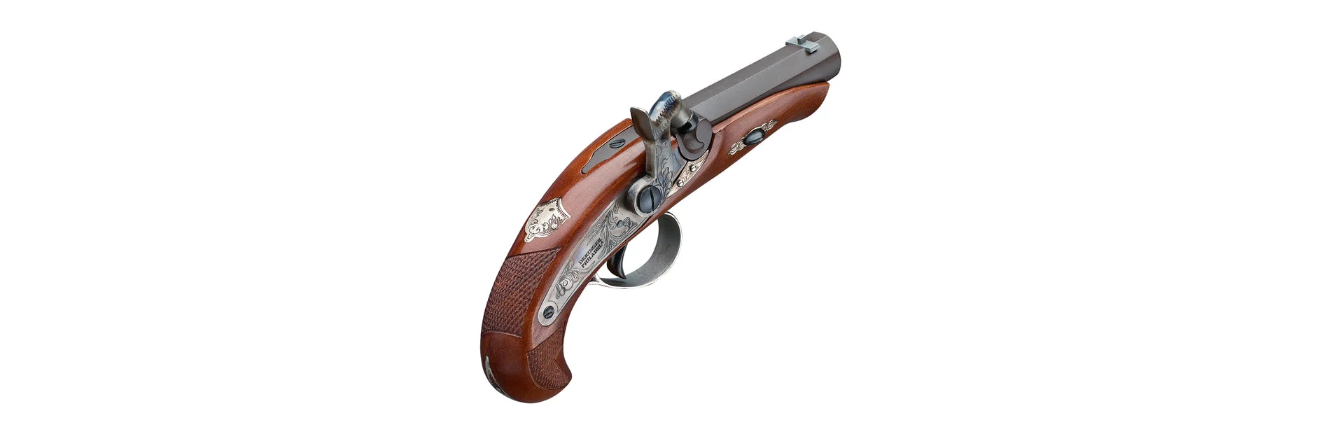 Pedersoli™ Philadelphia "German Silver" Derringer Pistol - V.367.450