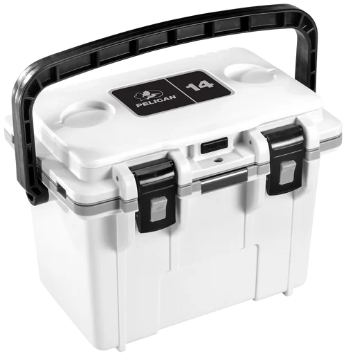 Pelican 14q-1-Whtgry 14qt Elite Cooler Wht/gry