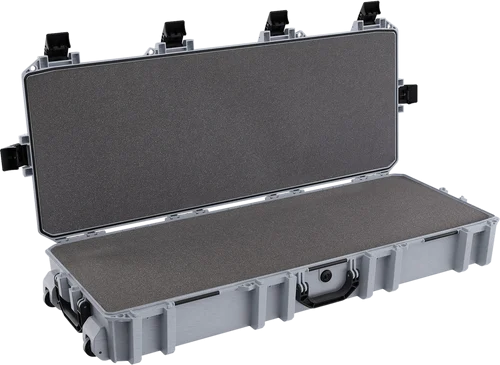 Pelican Vault DoubleCase 44" Gray Polyethylene Foam Weather Resistant