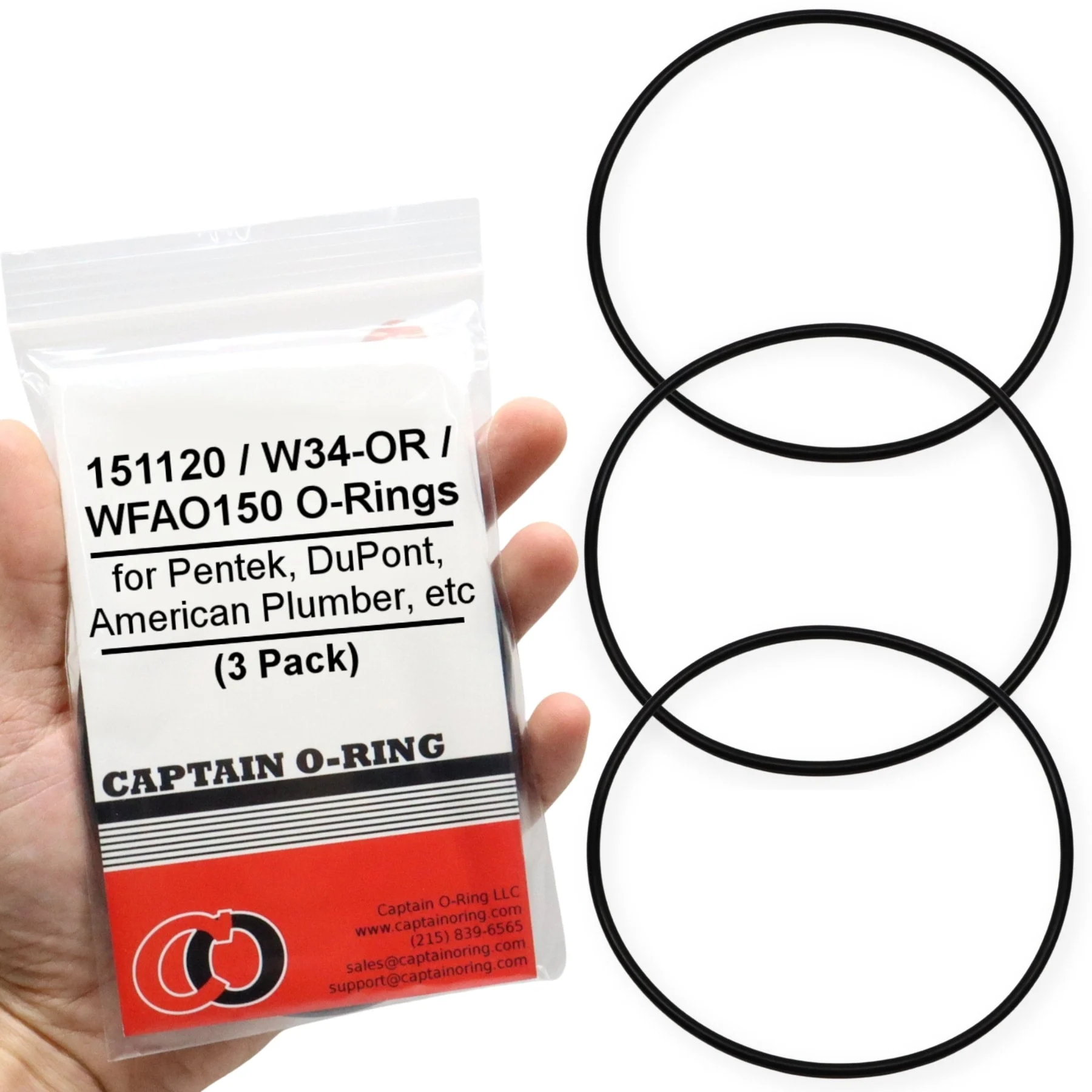 Pentek Pentair 151120 O-Ring (3 Pack)