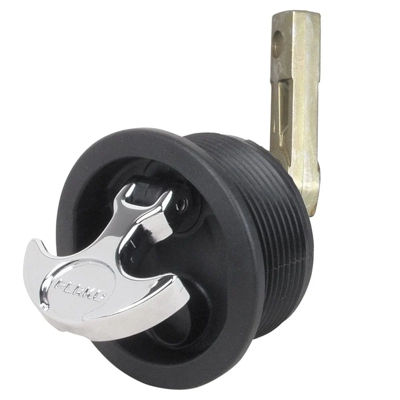Perko Flush Mount Latch – Straight Cam Bar – 2.5 Hole – Black [1092DP3BLK]
