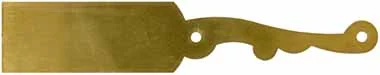 Peter Berry Toeplate, brass
