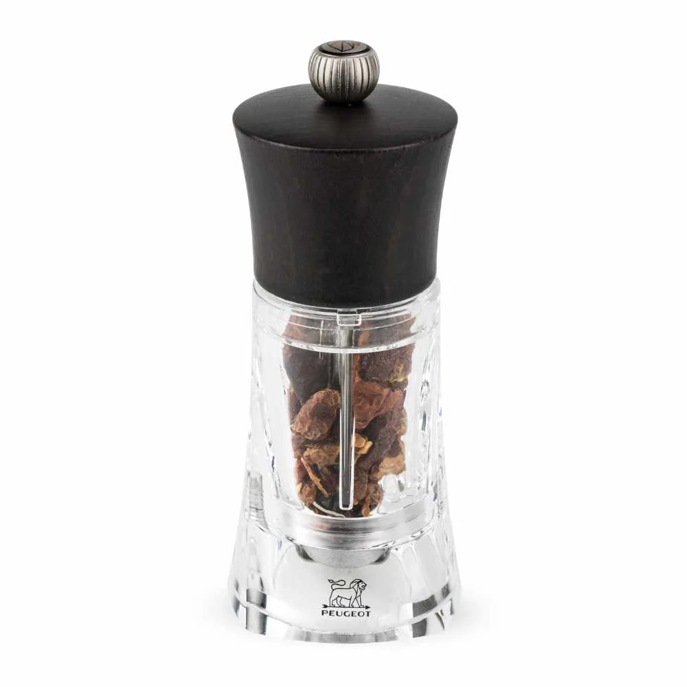 Peugeot Oleron 5.5″ Dried Red Chili Pepper Mill – Chocolate