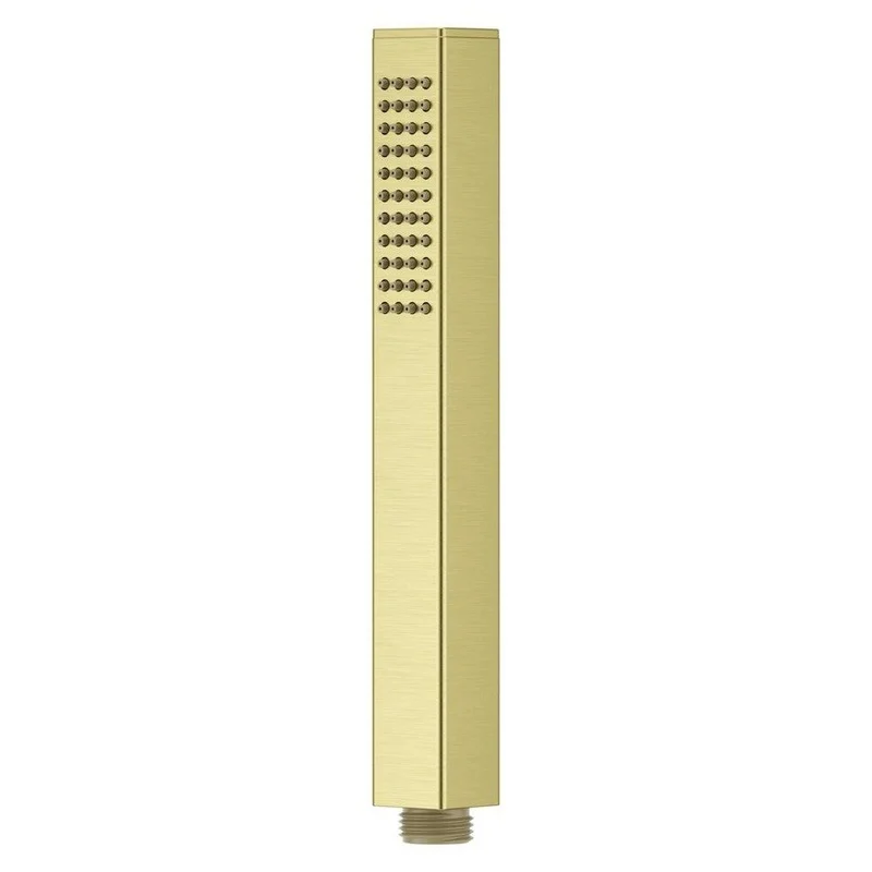Pfister Modern Square Single Function Hand Shower in Brushed Gold (Shower Hose Sold Separately) | Ferguson