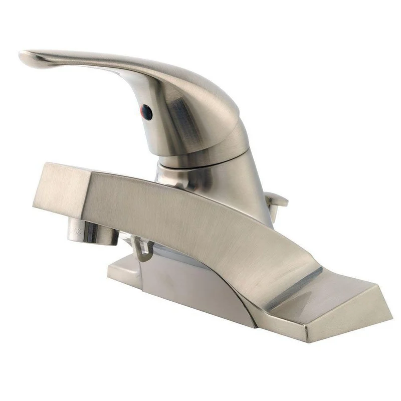 Pfister Pfirst Series Single Handle Centerset Bathroom Sink Faucet in Brushed Nickel | Ferguson
