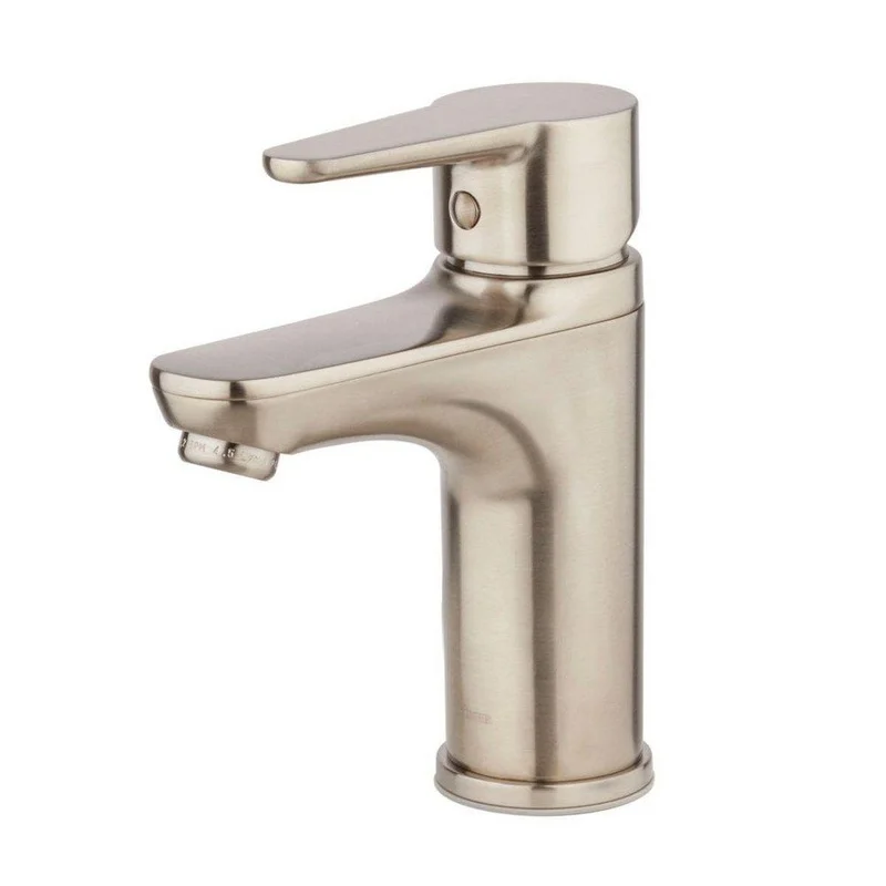 Pfister Pfirst Series Single Handle Monoblock Bathroom Sink Faucet in Brushed Nickel | Ferguson