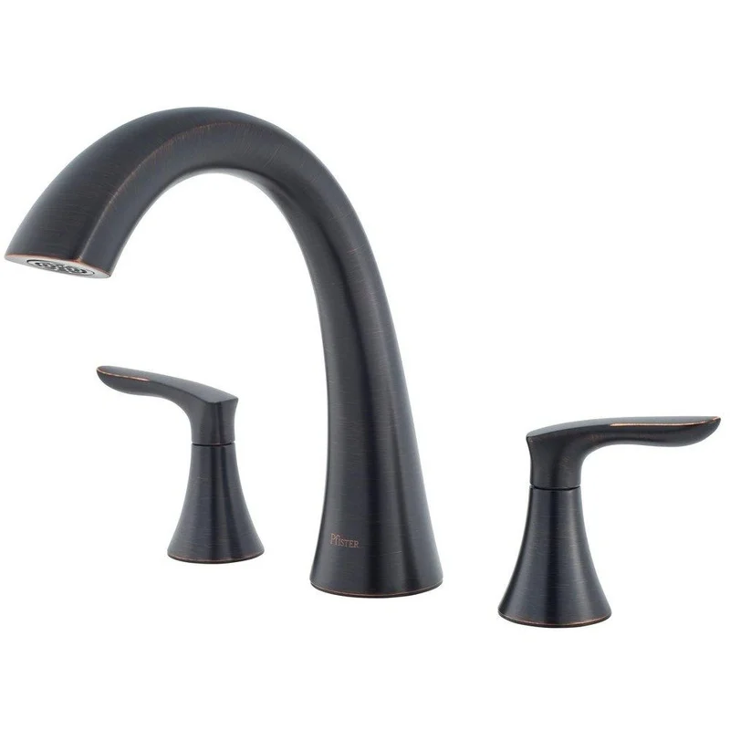 Pfister Weller Two Handle Roman Tub Faucet in Tuscan Bronze (Trim Only) | Ferguson