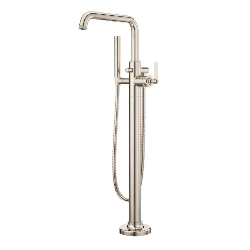 Pfister Winter Park Single Handle Floor Mount Filler with Hand Shower in Polished Nickel (Trim Only) | Ferguson