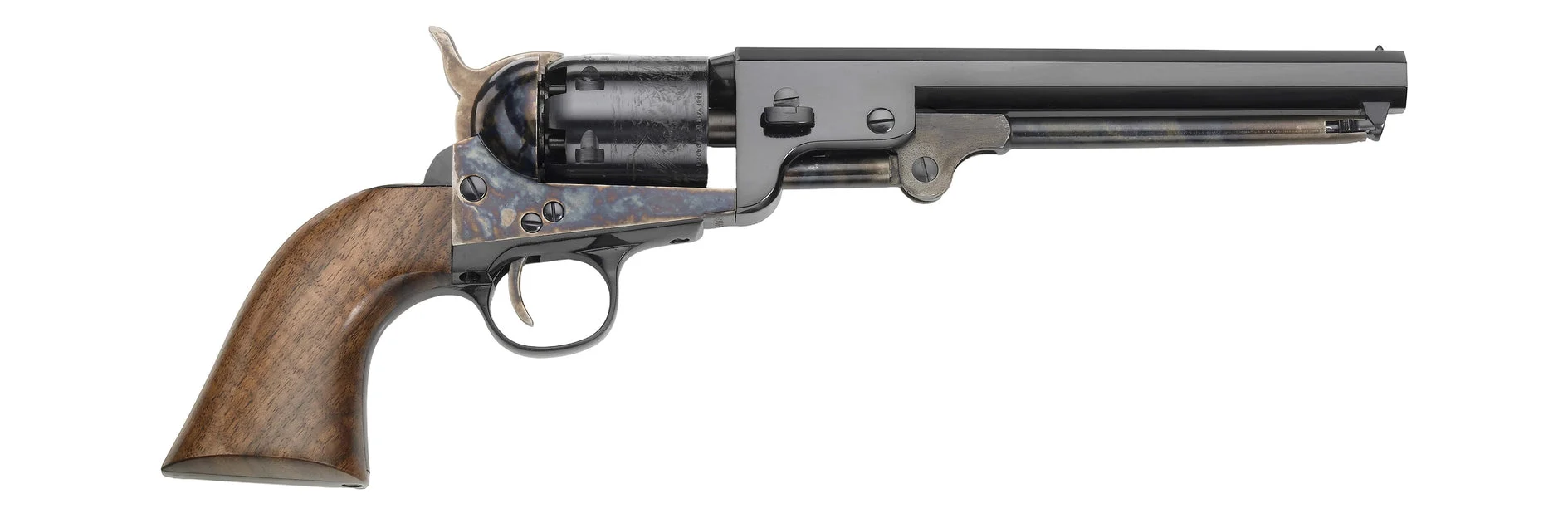 Pietta 1851 Navy Yank London CL - Steel Frame - Steel BS & TG - .44 Caliber - YAL44ST