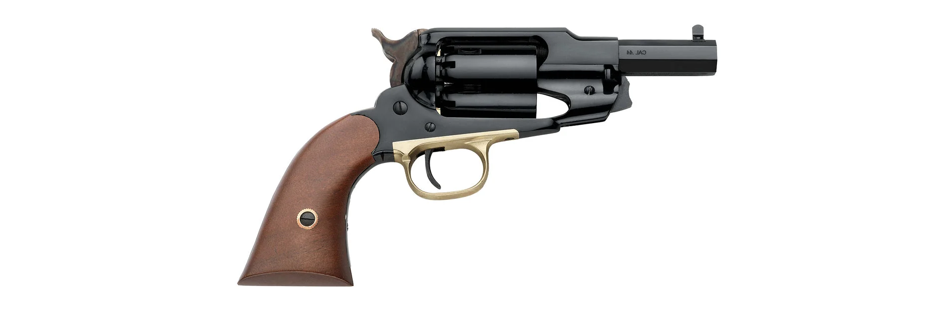 Pietta 1858 New Model Army .44 BBL 3" Barreled Revolver - Black Frame - .44 Caliber RGA44/3