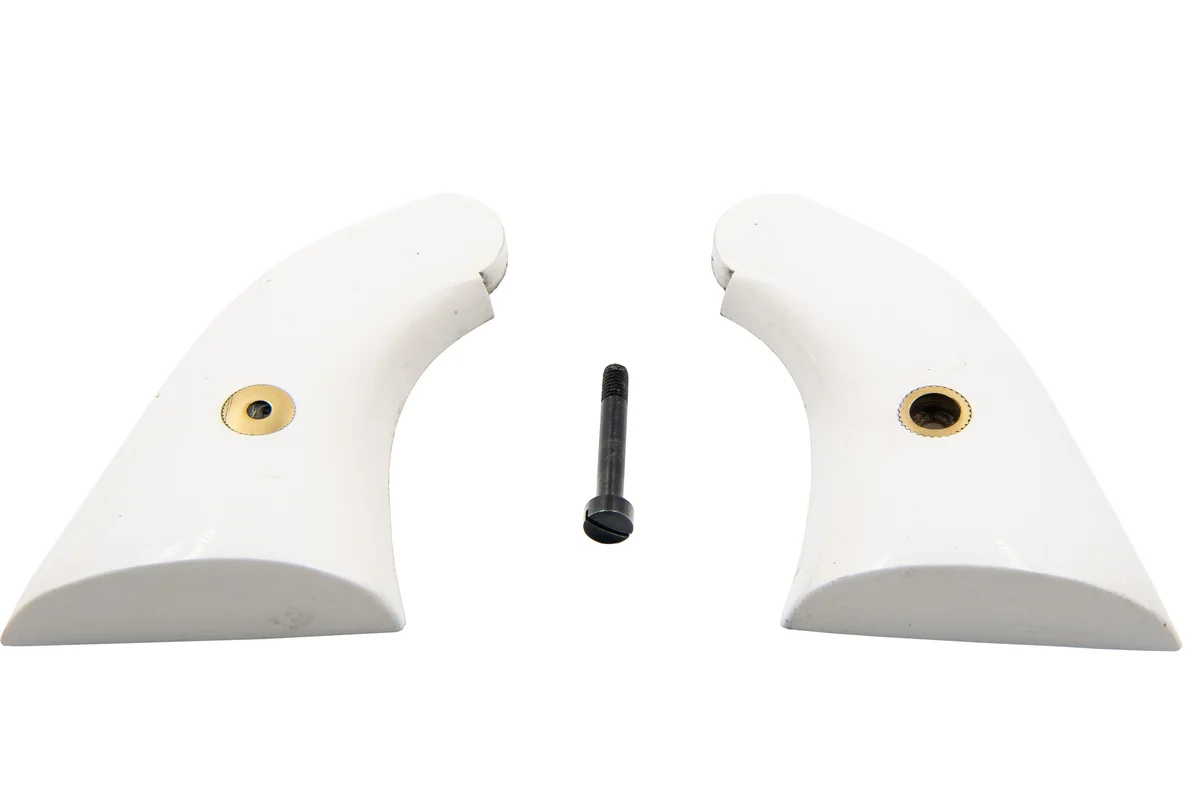 Pietta Right & Left Grip - White Polymer - 1858 New Model Army & Navy - 438-9/PVC