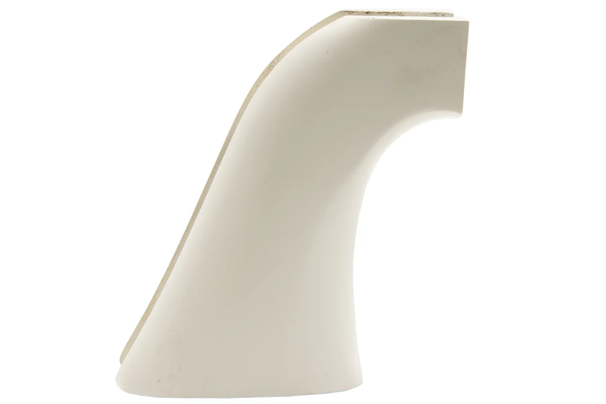 Pietta White Polymer Finished Grip For Brass Triggerguard 1860 Army & 1861 Navy Revolvers - A1574/PVC